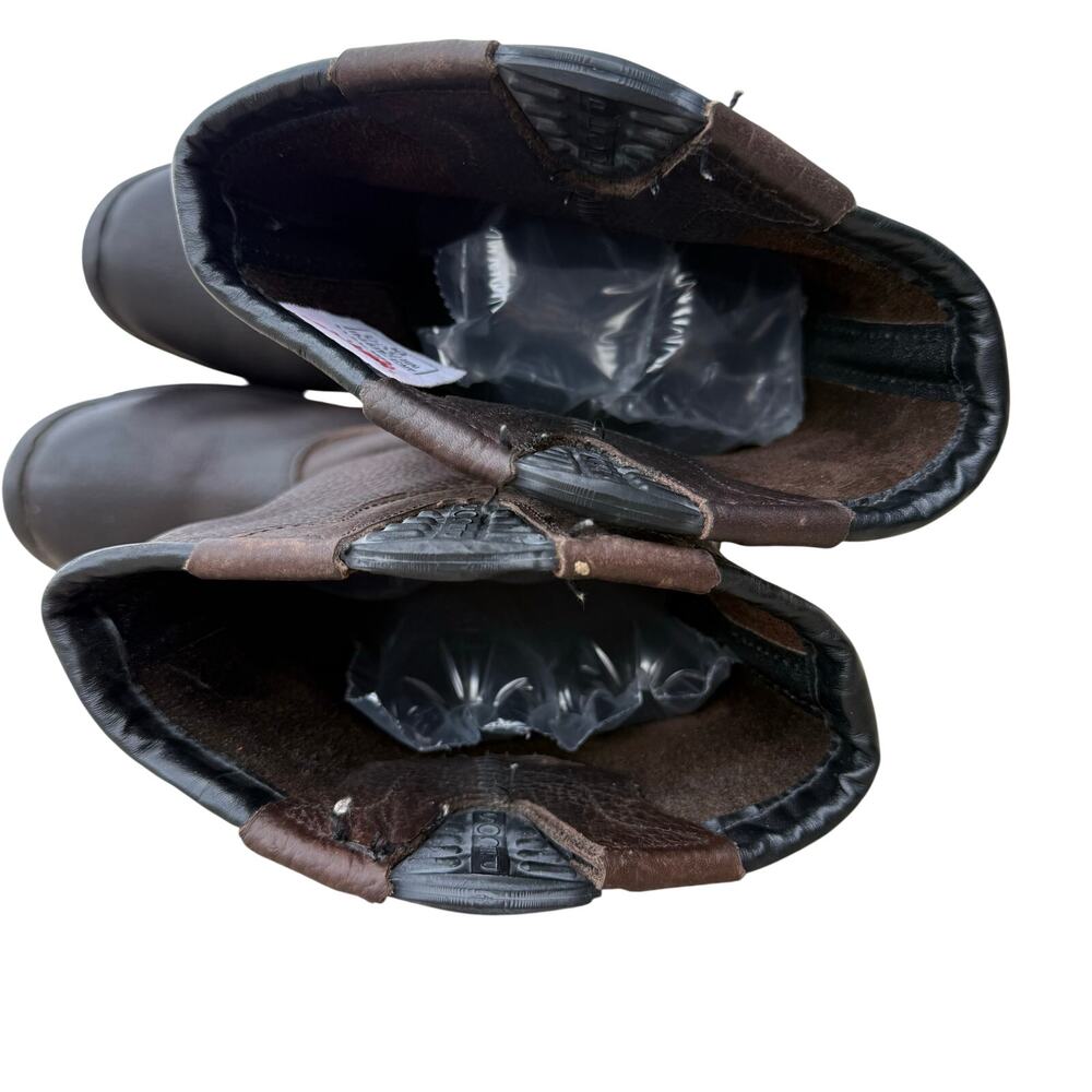 Red Wing‎ Pecos 11” Waterproof Leather Safety Toe Pull On Work Boots Men’s - 8 - Picture 10 of 13